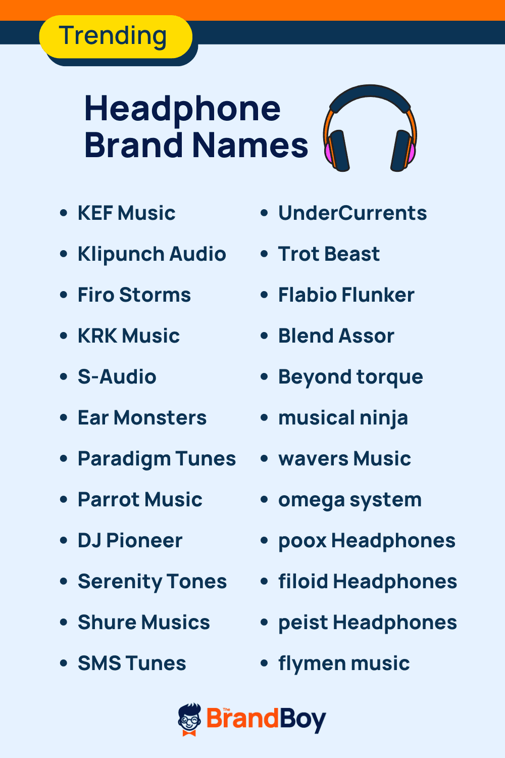 Branded hot sale earphones names